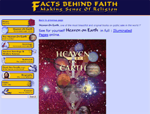 Tablet Screenshot of factsbehindfaith.com